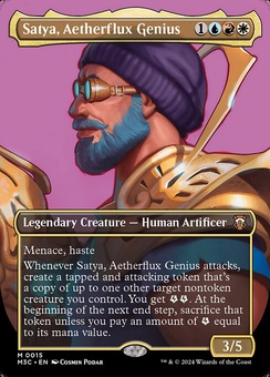 Satya, Aetherflux Genius (borderless foil)