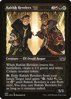 Rakish Revelers (showcase gilded foil)