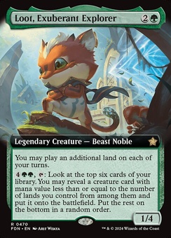 Loot, Exuberant Explorer (extended art foil)
