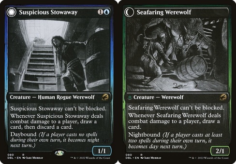 Suspicious Stowaway // Seafaring Werewolf