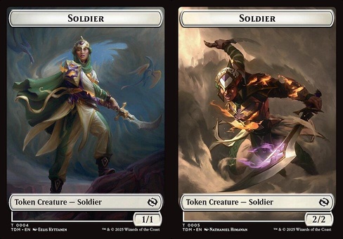 Soldier #4 // Soldier #5 (token foil)