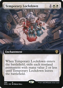Temporary Lockdown (extended art foil)