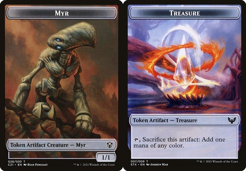 Myr // Treasure (token)