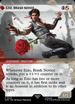 Ezio, Brash Novice (borderless showcase)