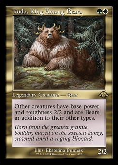 Kudo, King Among Bears (retro foil)