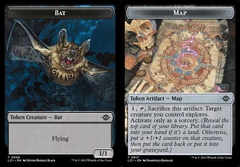 Bat // Map (token foil)