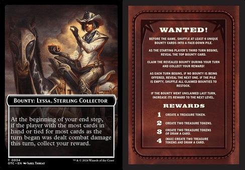 Bounty: Lyssa, Sterling Collector // Wanted! (token)