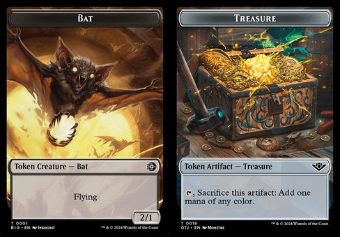 Bat // Treasure (token foil)