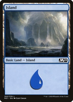 Island #263 (foil)