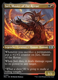 Juri, Master of the Revue (etched foil)