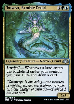 Tatyova, Benthic Druid (foil)