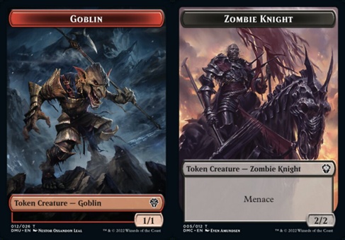 Zombie Knight // Goblin (token)