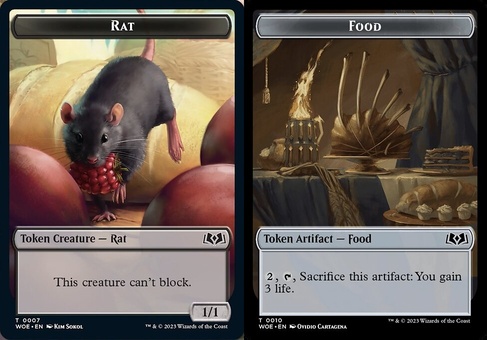 Rat // Food #10 (token foil)