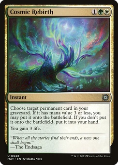 Cosmic Rebirth (foil)