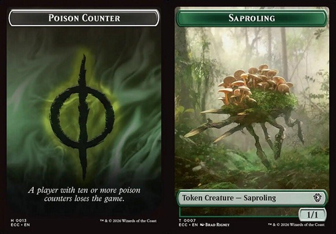 Poison Counter // Saproling (token)