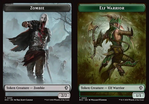 Zombie // Elf Warrior (token)