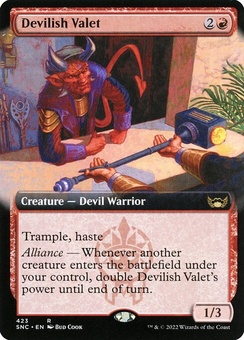 Devilish Valet (extended art)