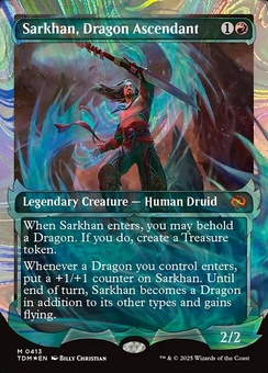 Sarkhan, Dragon Ascendant (borderless showcase)
