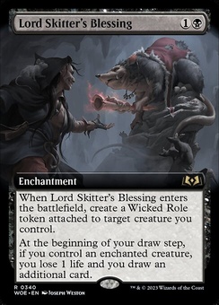 Lord Skitter's Blessing (extended art foil)