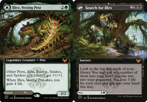 Blex, Vexing Pest // Search for Blex (extended art)