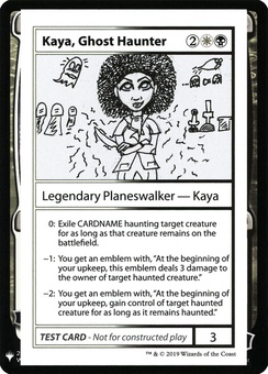 Kaya, Ghost Haunter (test card mystery booster)