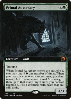Primal Adversary (extended art)