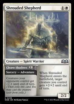 Shrouded Shepherd // Cleave Shadows (foil)