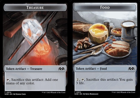 Treasure // Food #12 (token foil)