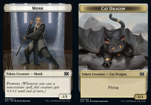 Monk // Cat Dragon (token)