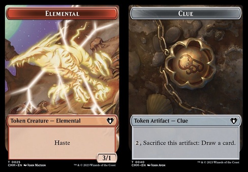 Elemental #25 // Clue (token)