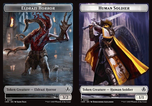 Eldrazi Horror // Human Soldier #3 (token foil)