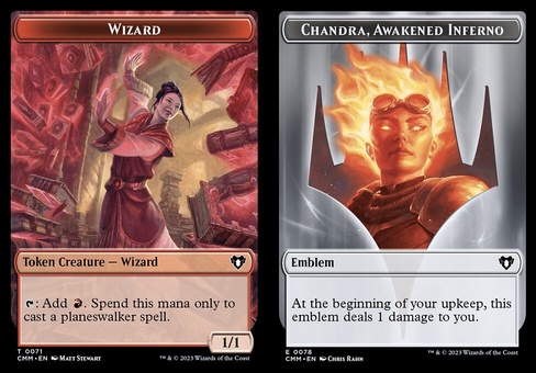 Wizard // Chandra Emblem #78 (token)