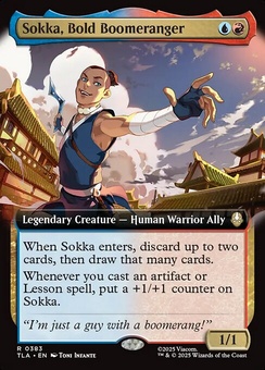 Sokka, Bold Boomeranger (extended art foil)