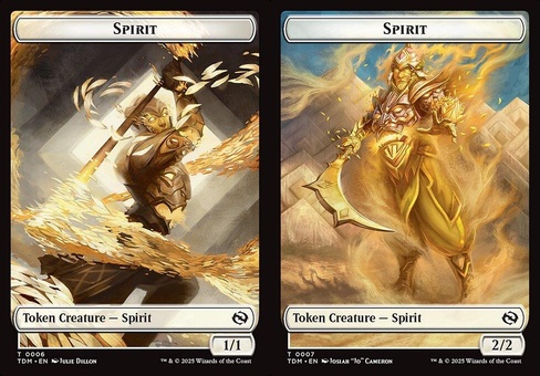 Spirit #6 // Spirit #7 (token foil)