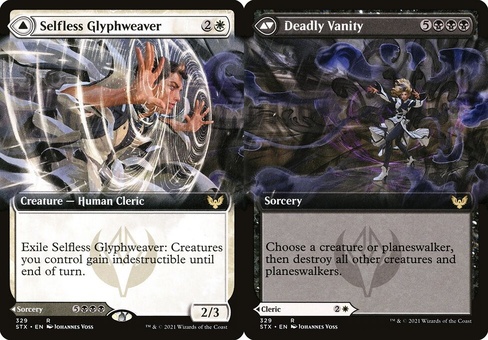 Selfless Glyphweaver // Deadly Vanity (extended art)