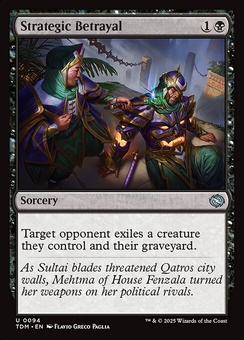 Strategic Betrayal (foil)