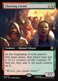 Cheering Crowd (extended art foil)