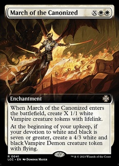 March of the Canonized (extended art)