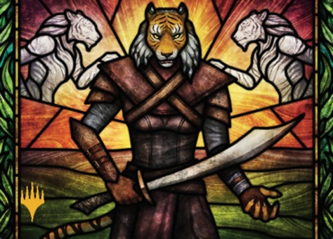 Zar Ojanen, Scion of Efrava (showcase - art series, stamped)