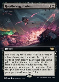 Hostile Negotiations (extended art)
