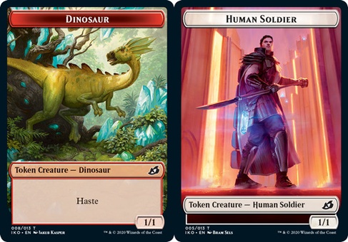 Dinosaur // Human Soldier (#005 - foil)