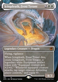 Icingdeath, Frost Tyrant (borderless foil)