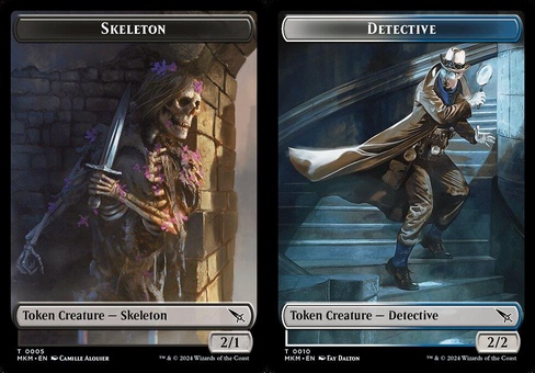 Skeleton // Detective (token foil)