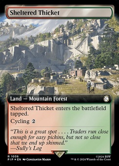 Sheltered Thicket (extended art)
