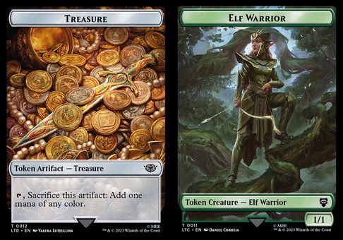 Treasure // Elf Warrior (token)