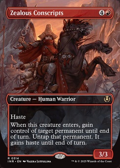 Zealous Conscripts (borderless foil)