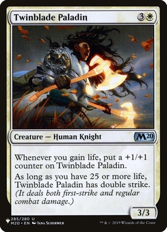Twinblade Paladin (mystery booster)