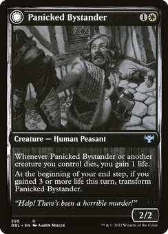 Panicked Bystander // Cackling Culprit (foil)