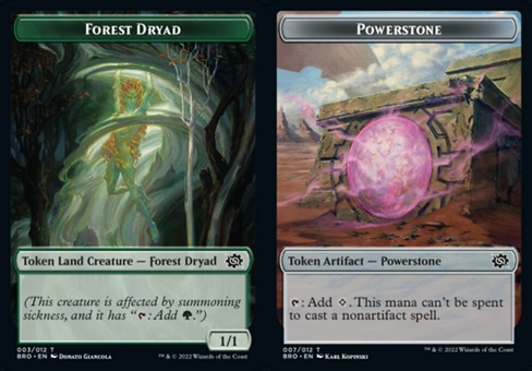 Forest Dryad // Powerstone (token foil)