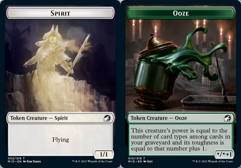 Spirit // Ooze (token - foil)